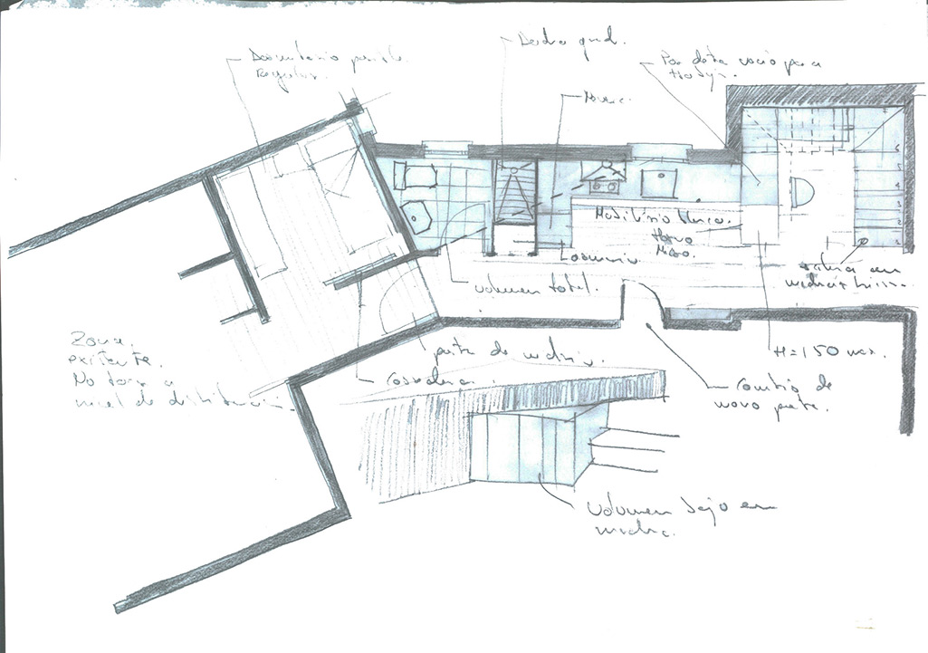 boceto reforma vivienda